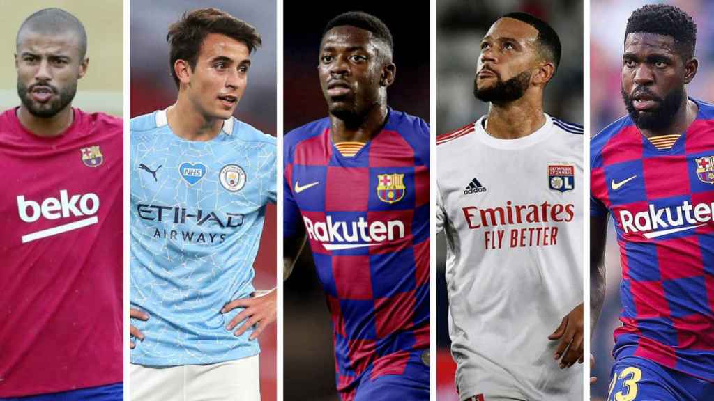 Rafinha, Éric, Dembelé, Depay y Umtiti, los nombres propios del mercado de fichajes en un fotomontaje / Culemanía