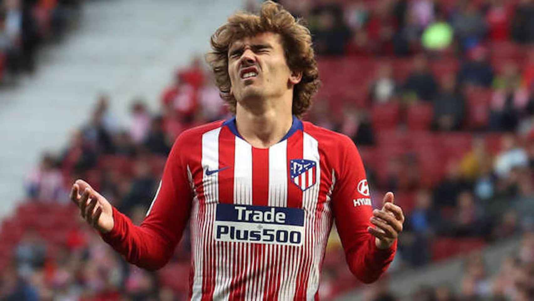 Una foto de Antoine Griezmann durante un partido con el Atlético de Madrid / Twitter