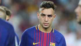 Una imagen de archivo de Munir con el Barça / EFE