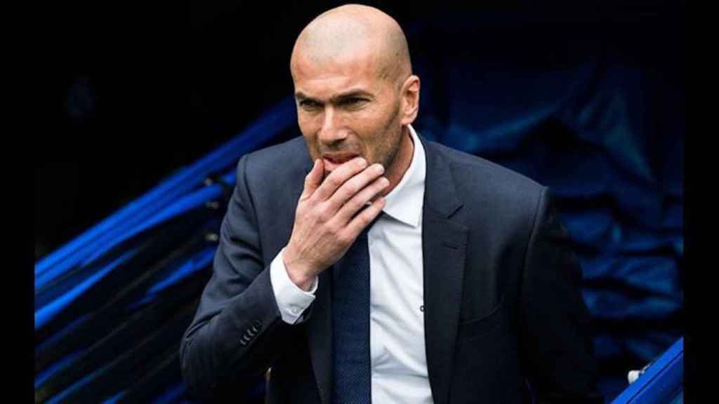 Una foto de Zinedine Zidane, entrenador del Real Madrid / Twitter