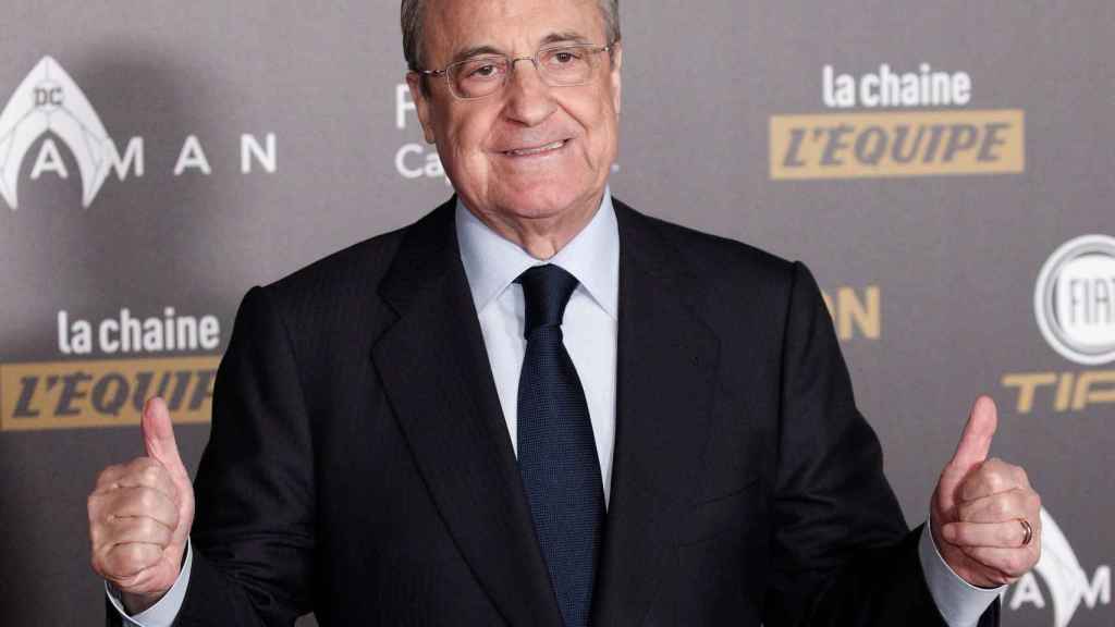 Florentino Pérez en la gala del Balón de Oro / EFE