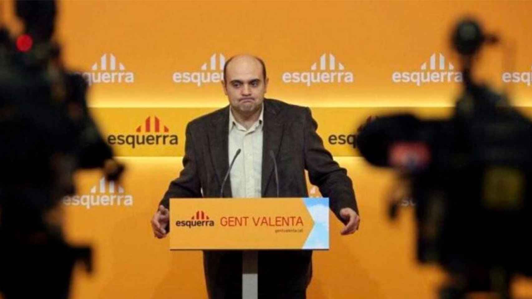 Xavier Vendrell en su etapa de parlamentario de Esquerra / EP