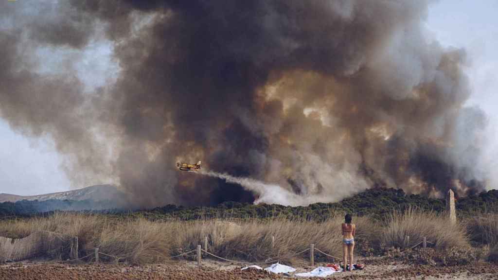 La fotografía de Sergej Chursyn en una playa de Son Serra de Marina (Mallorca), premiada por 'National Geographic'