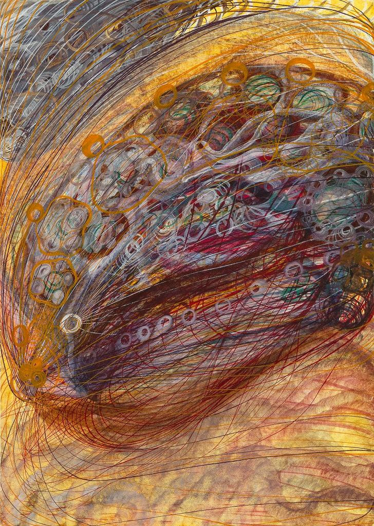 Llámina del Álbum de arte espiritualista (1866-84), de G. Houghton /THE COLLEGE OF PSYCHIC STUDIES, LONDRES