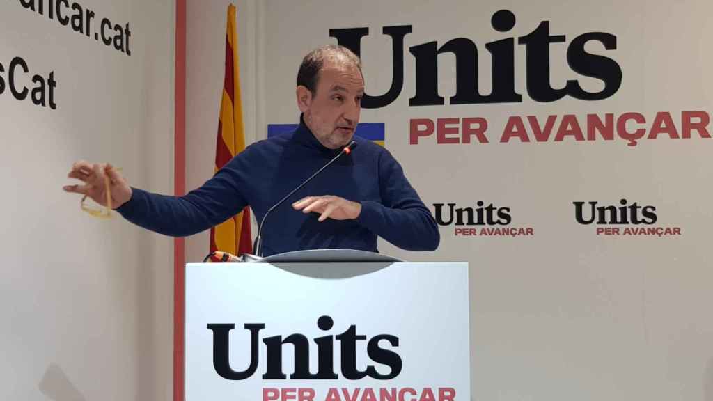 El secretario general de Units per Avançar, Ramon Espadaler, en el Consell Nacional del partido / UNITS PER AVANÇAR