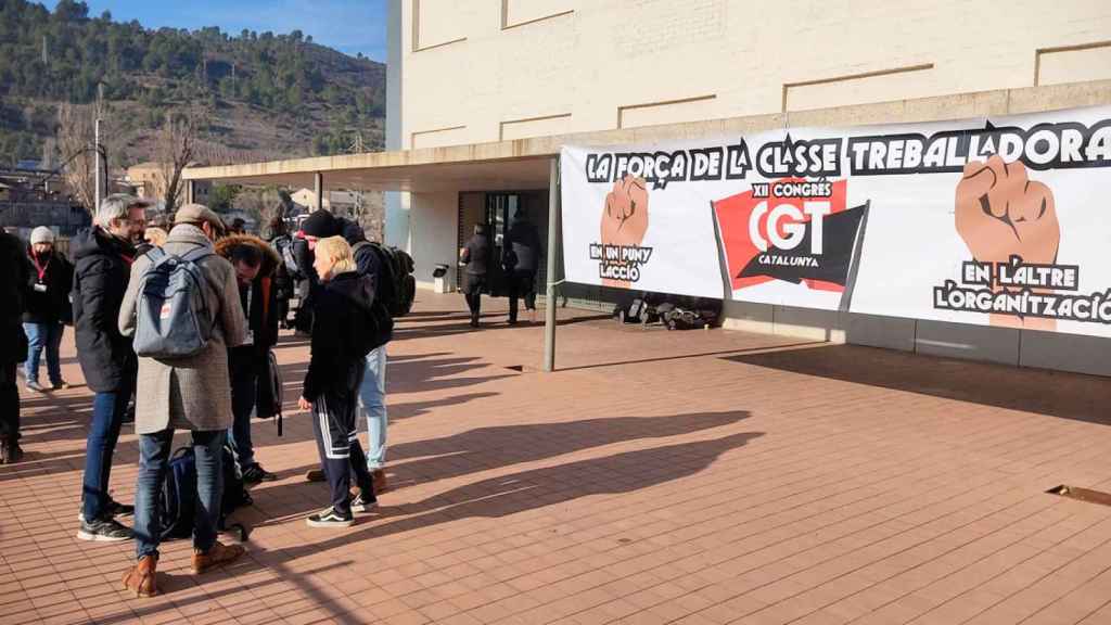 Imagen del XII Congreso de CGT Catalunya, que se celebra en Sallent / Cedida