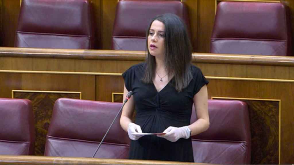 Inés Arrimadas, la líder de Ciudadanos, en el Congreso / EP