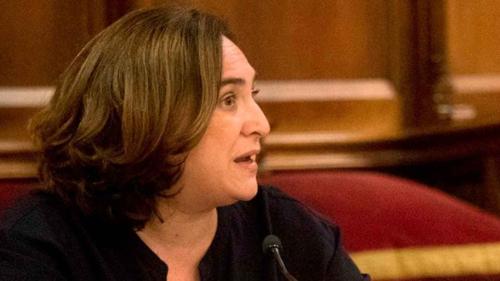 Ada Colau, alcaldesa de Barcelona, en una comparecencia anterior / EFE