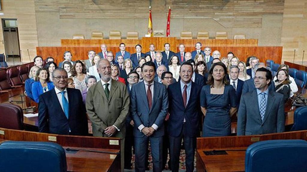 Ignacio González, al frente del grupo parlamenterio del PP en la Comunidad de Madrid