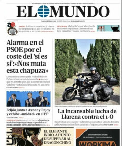 Portada de El Mundo, 5 de febrero de 2023