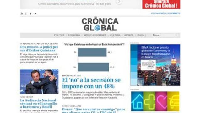 Portada de CRÓNICA GLOBAL
