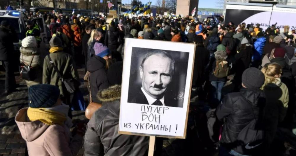 Protestas contra Putin en Europa