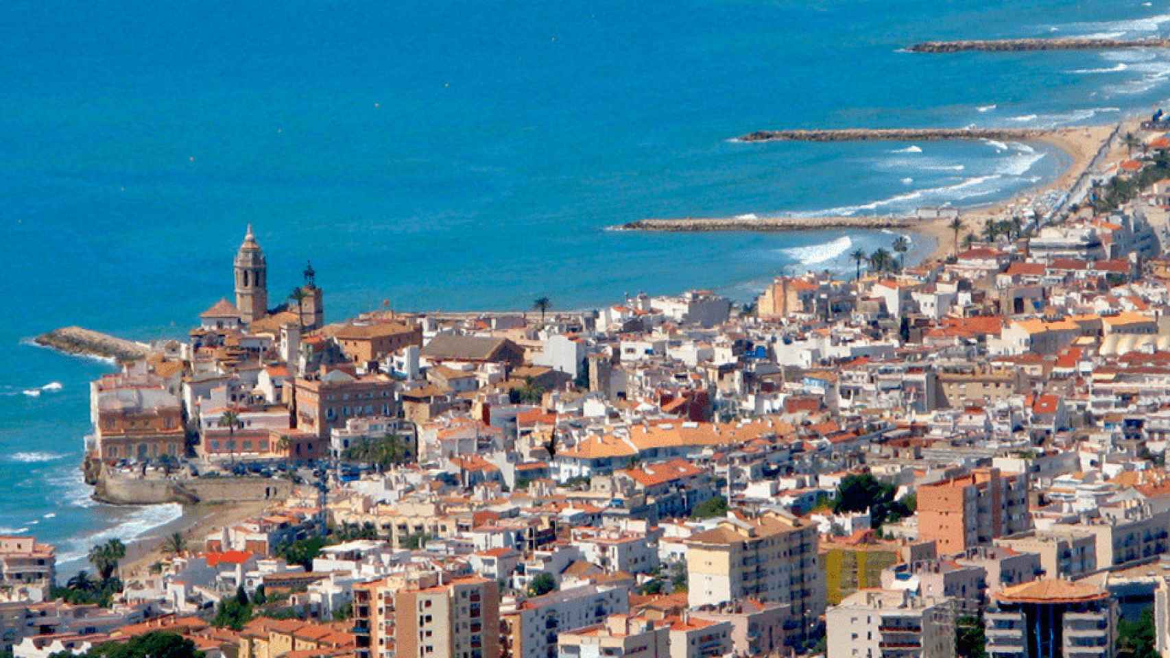 Vista general de Sitges