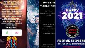 Tres imágenes de fiestas ilegales de cara al Fin de Año de 2020 en Cataluña / CG