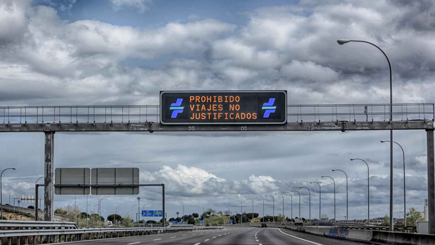 Un tramo de autopista en pleno estado de alarma por el Covid-19 / EP