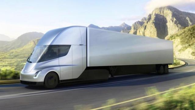 Una imagen del prototipo del Tesla Semi / CG