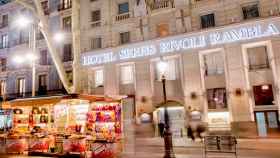 Hotel SERHS Rivoli Rambla en las Ramblas de Barcelona / CG