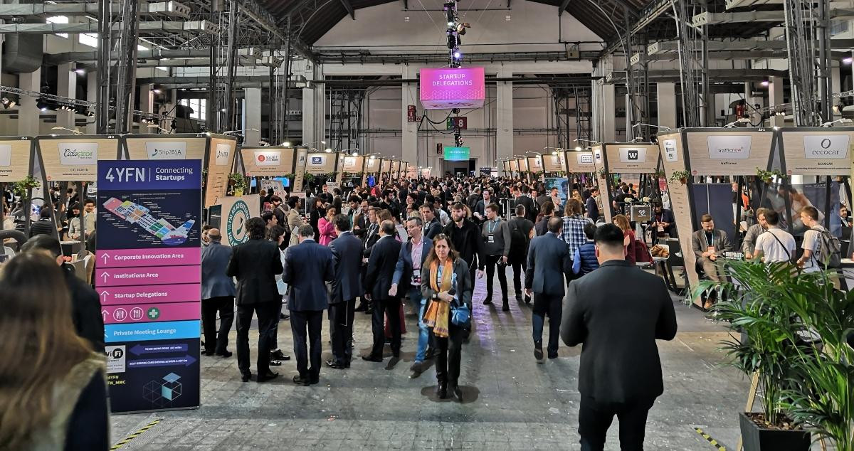 El salón 4YFN de startups que se celebra durante el Mobile World Congress en Barcelona / EUROPA PRESS