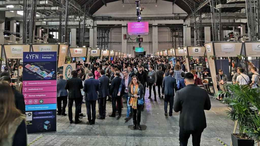 El salón 4YFN de startups que se celebra durante el Mobile World Congress en Barcelona / EUROPA PRESS