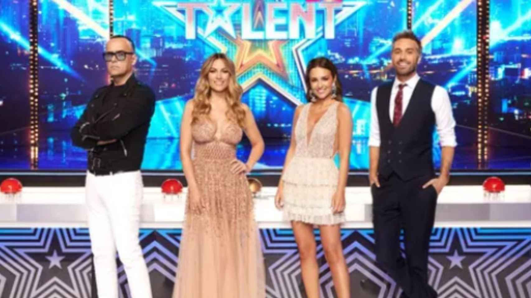 Risto Mejide, Edurne, Paula Echevarría y Dani Martínez en 'Got Talent' / TELECINCO