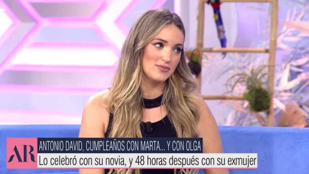 Marta Riesco en 'El Programa de Ana Rosa' / MEDIASET