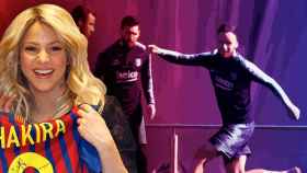 Shakira con la camiseta del Barça / FOTOMONTAJE DE CULEMANÍA