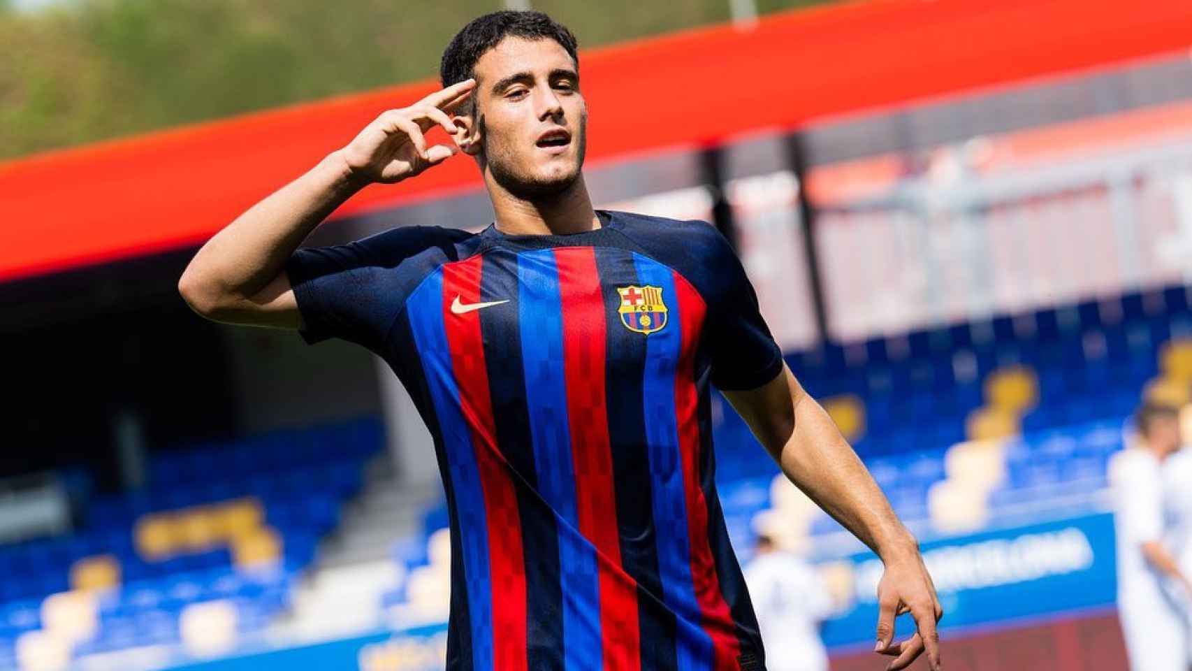 Ángel Alarcón Galiot, joven canterano del Barça con gran proyección para el primer equipo / REDES