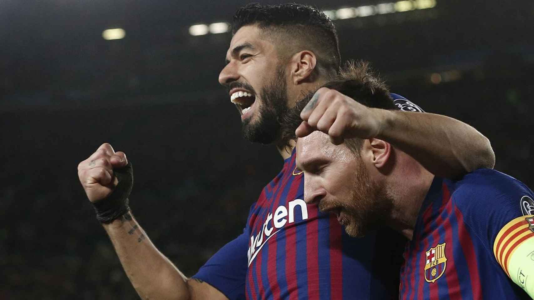 Luis Suárez y Leo Messi / EFE