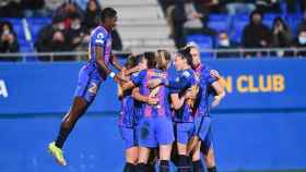 La alegría del Barça Femenino tras golear al Hoffenheim / FCB