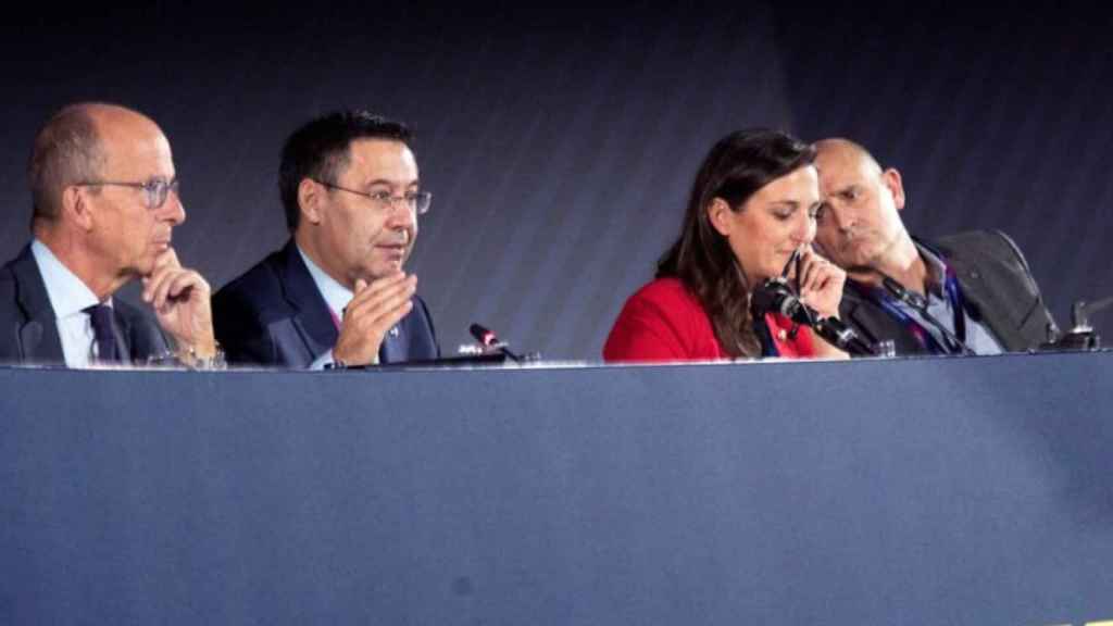 Cardoner, Bartomeu, Teixidor y Moix en la Asamblea / EFE