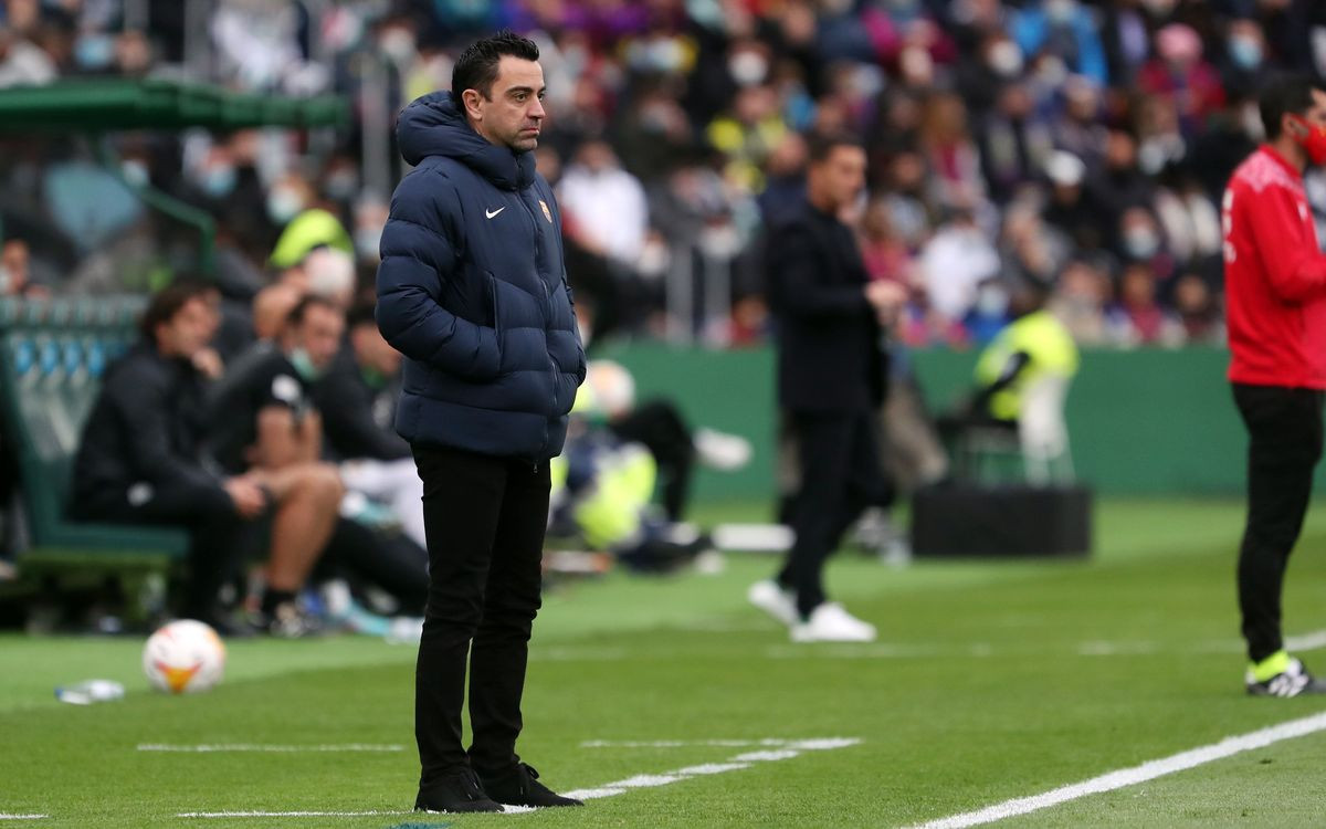 xavi Hernández, en Elche