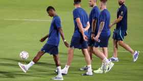 Marcus Rashford, durante un entrenamiento con Inglaterra en Qatar / EFE