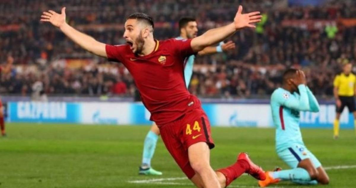 Manolas, el autor del gol que eliminó al Barça en la Champions / EFE