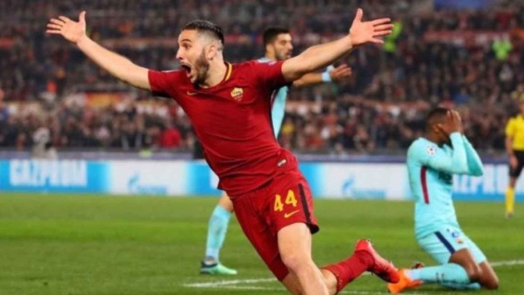 Manolas, el autor del gol que eliminó al Barça en la Champions / EFE