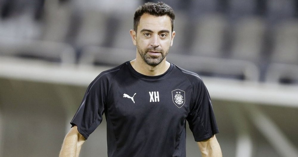 Xavi Hernández, en un partido del Al-Sadd