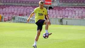 Frenkie de Jong durante un entrenamiento /FCB