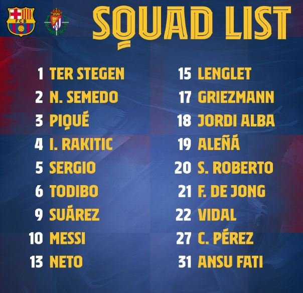 convocados barça