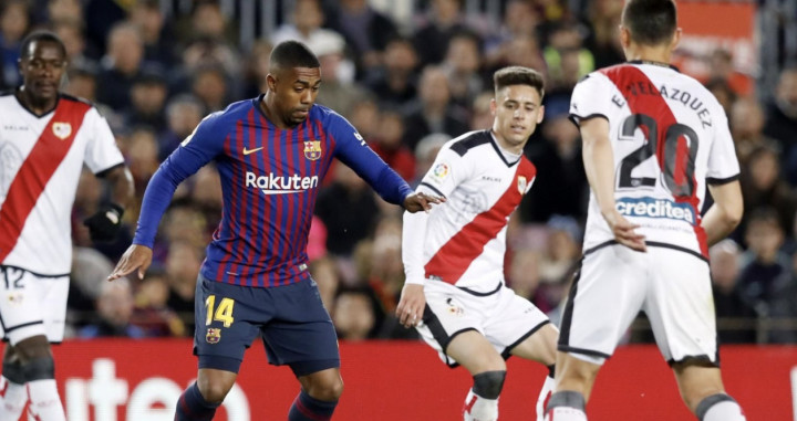 Una foto de Malcom durante el partido contra el Rayo Vallecano / EFE