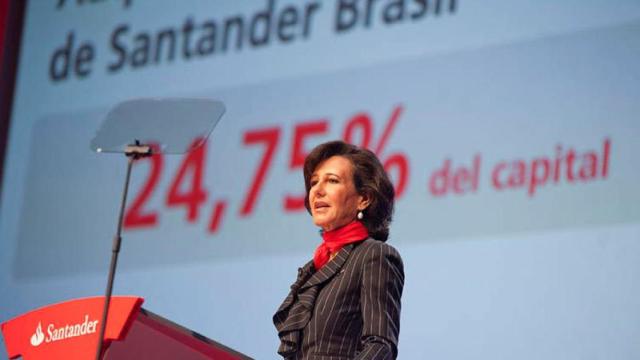 Ana P. Botín, presidenta del Banco Santander.
