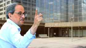 Quim Torra ante el edificio judicial de Sabadell / CG