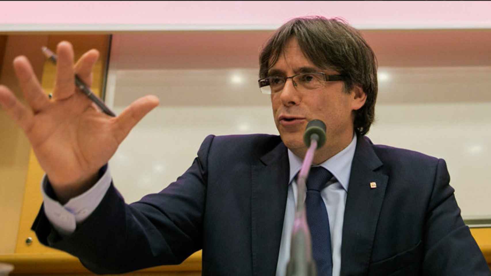 Carles Puigdemont, expresidente de la Generalitat, hoy prófugo en Waterloo (Bélgica) / EFE