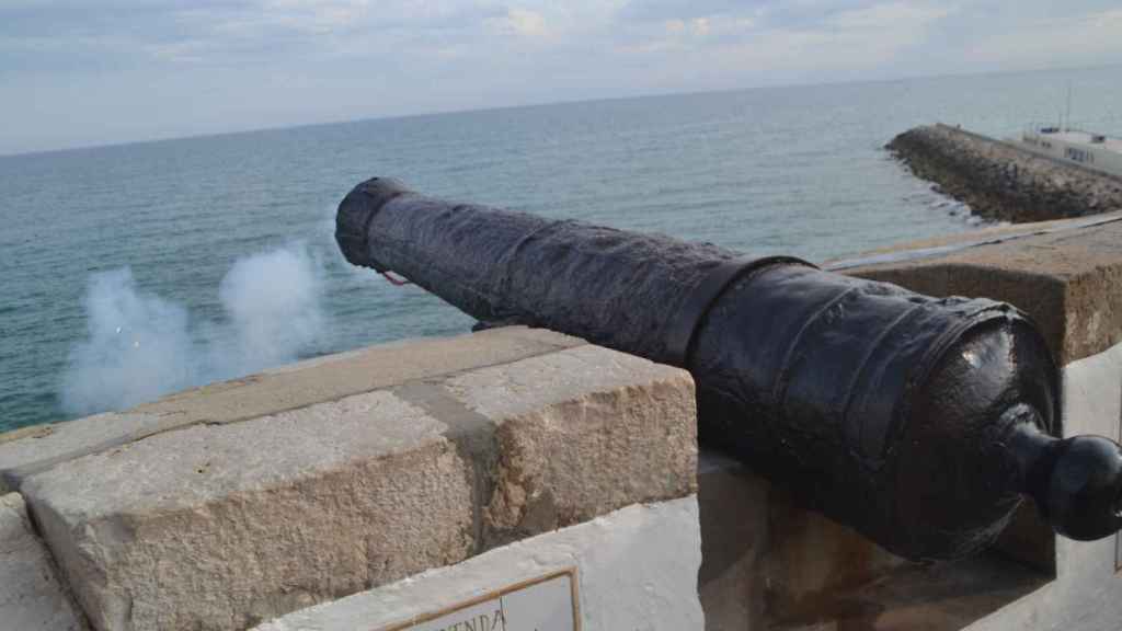 El cañón del Baluard de Sitges /CEDIDA