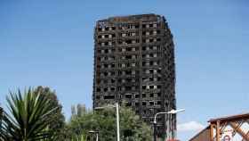 La torre Grenfell de Londres (Reino Unido) tras el incendio / CG