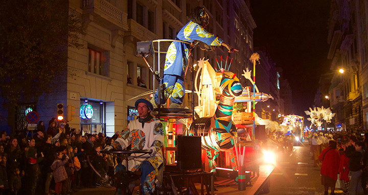 Una de las caravanas de la cabalgata de 2017 en Barcelona / AJUNTAMENT DE BCN