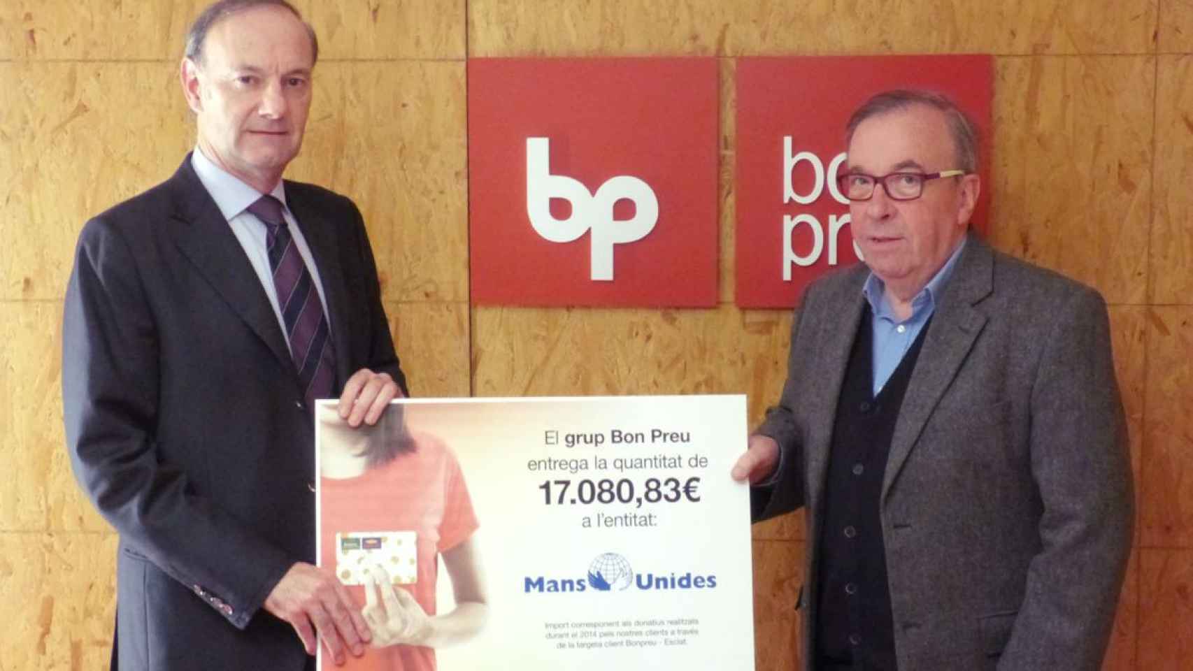 Los hermanos Joan y Josep Font, propietarios de los supermercados Bon Preu, en una imagen de archivo