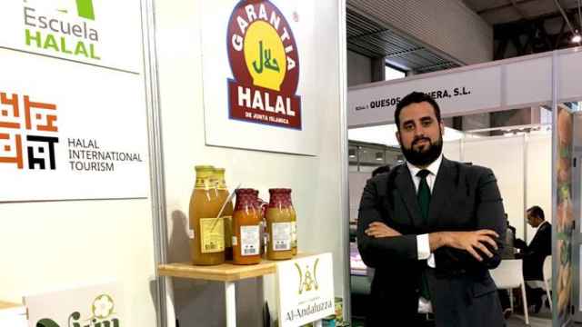 Tomás Guerrero, responsable de Relaciones Internacionales del Instituto Halal en la feria Alimentaria de Barcelona / CG