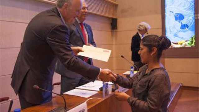 Acto de entrega de las becas JADE / BANCO SANTANDER