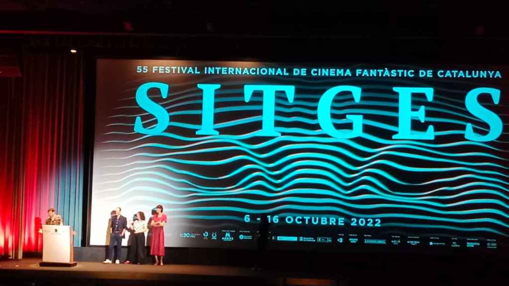 Presentación en el festival de Sitges