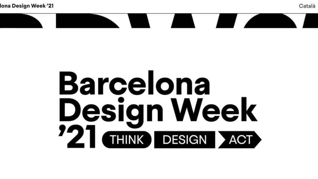 Cartel de la Barcelona Design Week 2021 / BARCELONA DESIGN WEEK