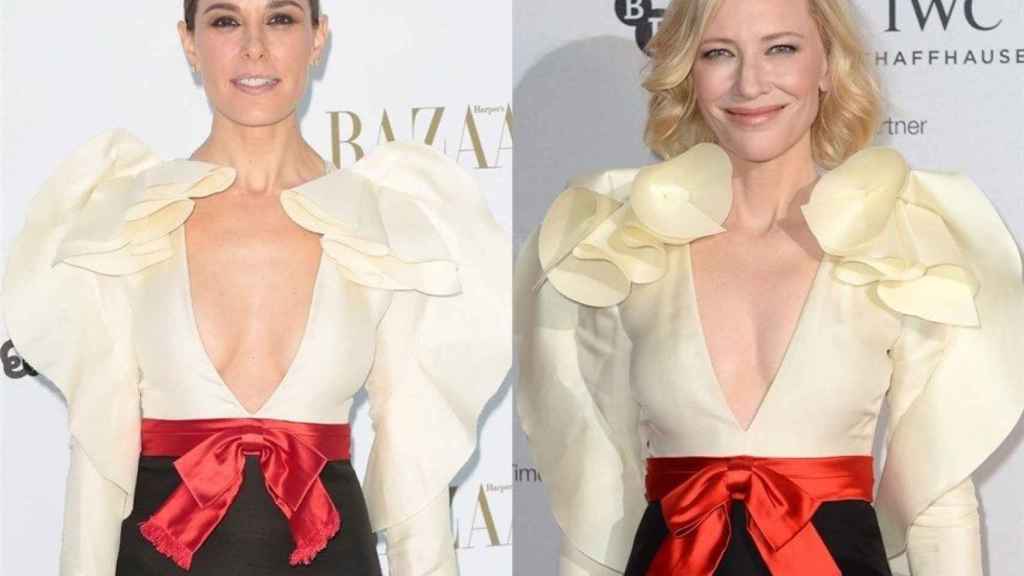 Cate Blanchett y Raquel Sánchez Silva comparten el mismo modelo Gucci